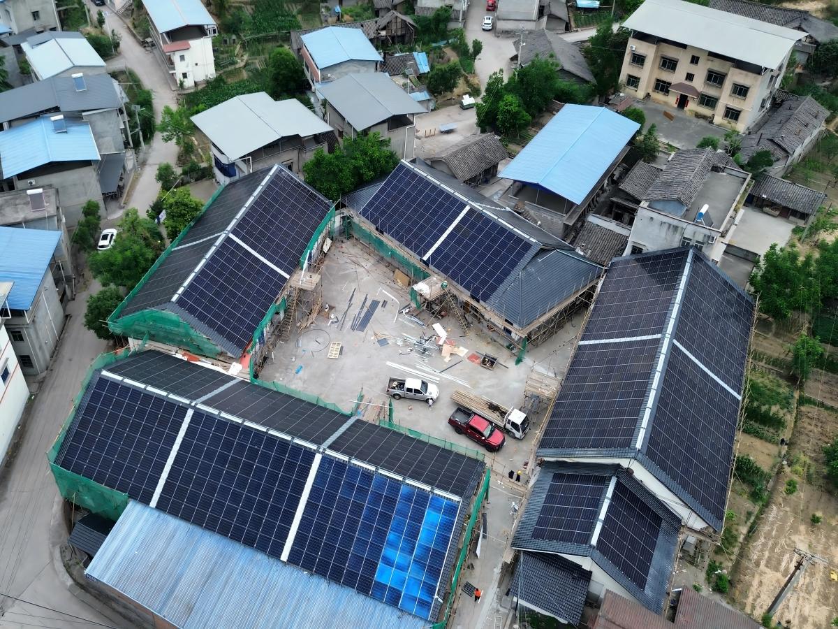 廣元黃家?guī)X糧庫(kù)394.12KW小青